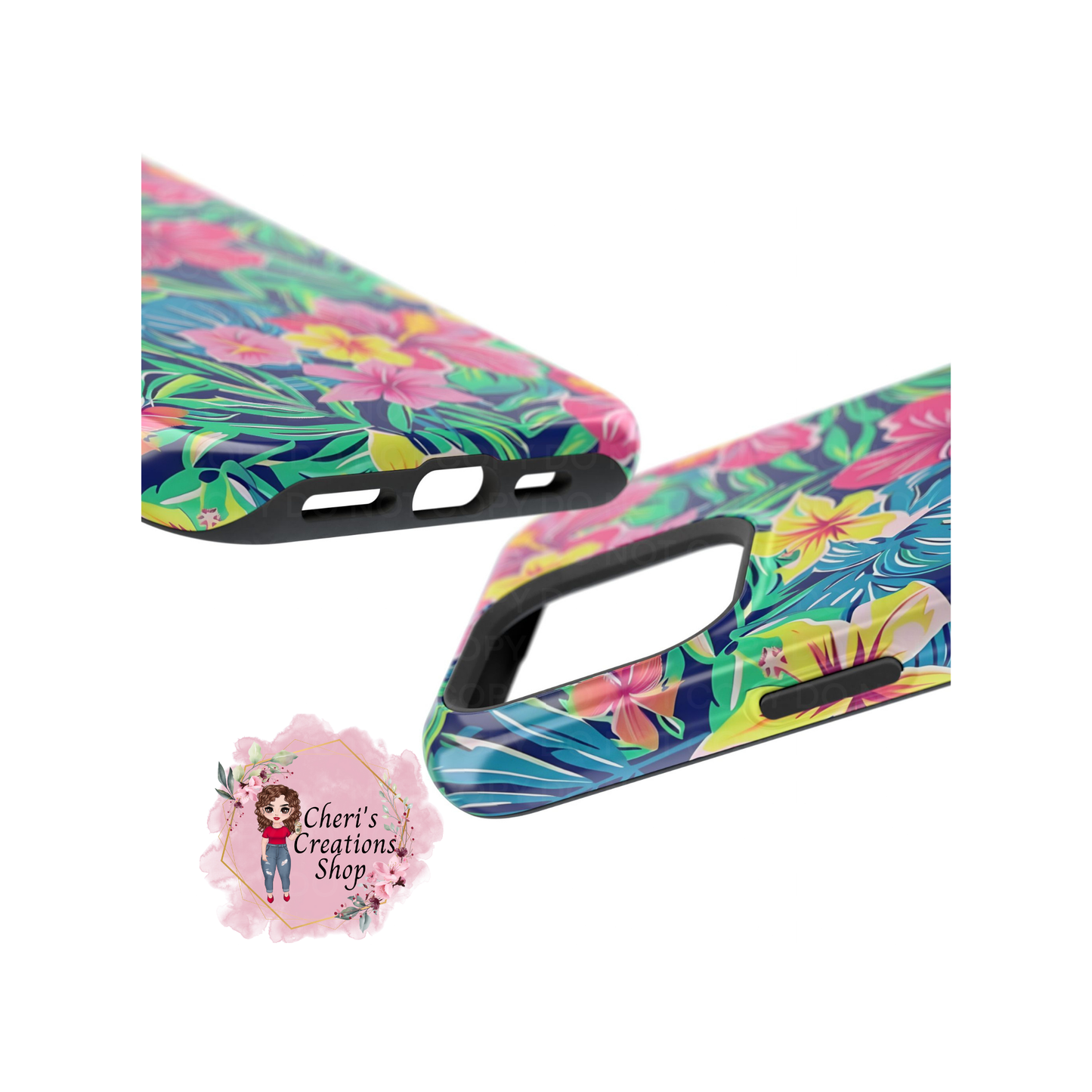 Floral Magnetic Tough Cases