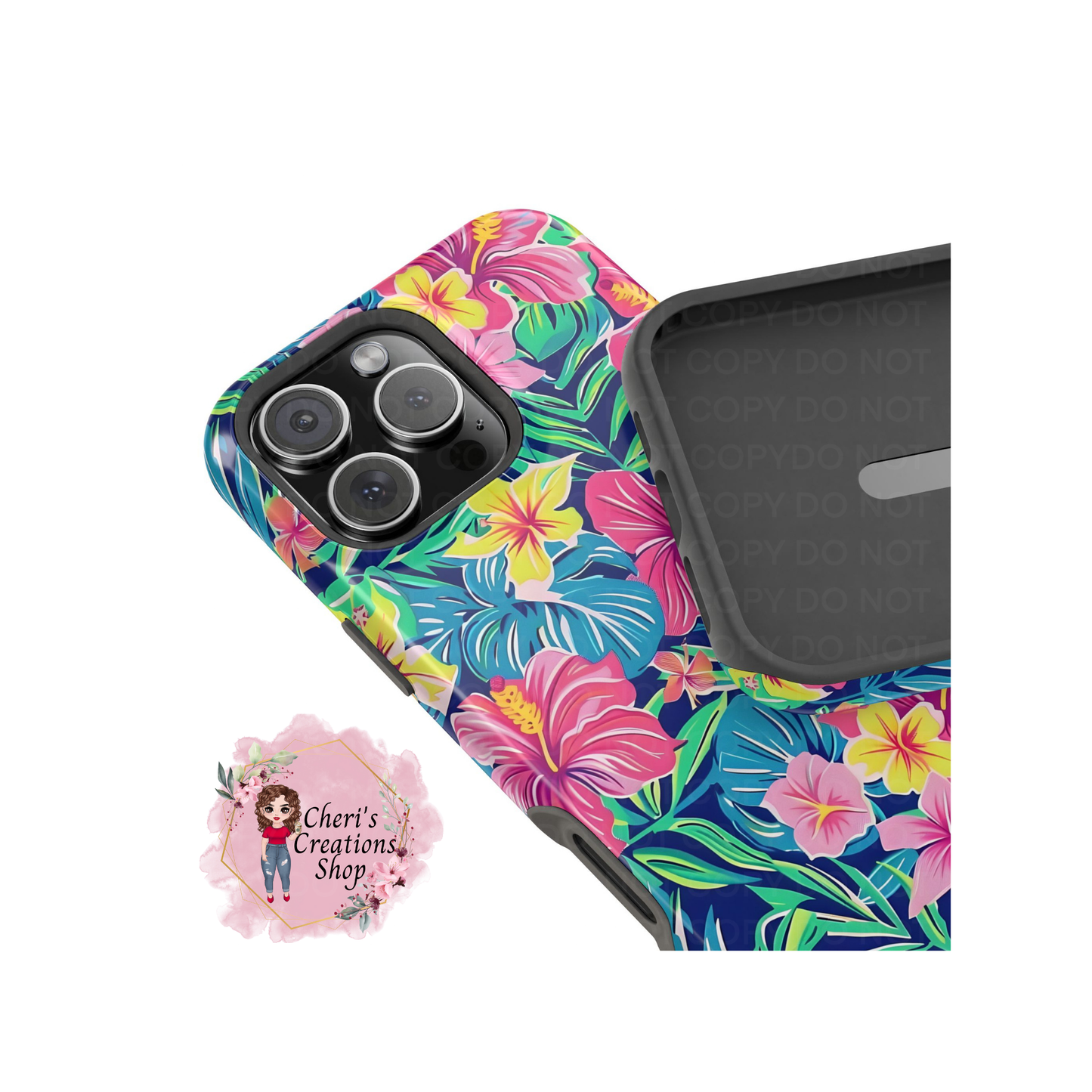 Floral Magnetic Tough Cases