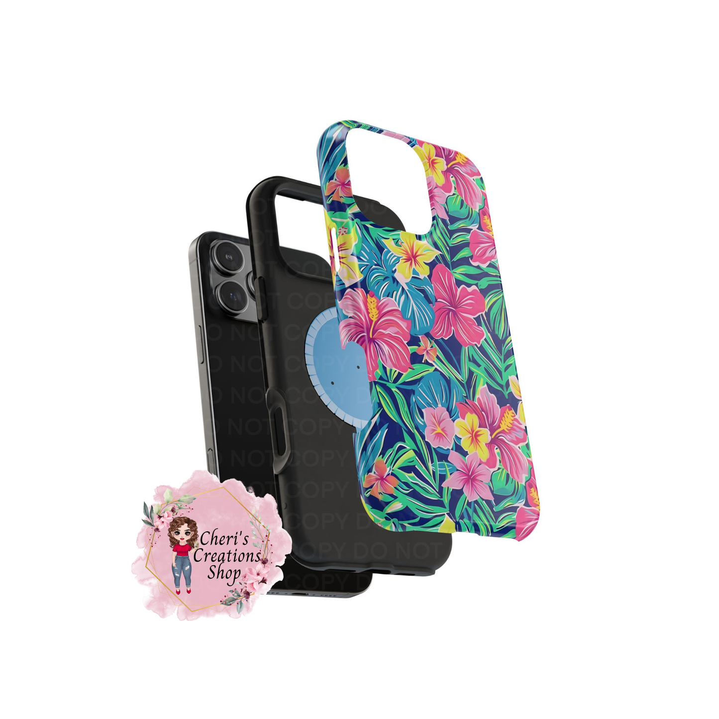 Floral Magnetic Tough Cases