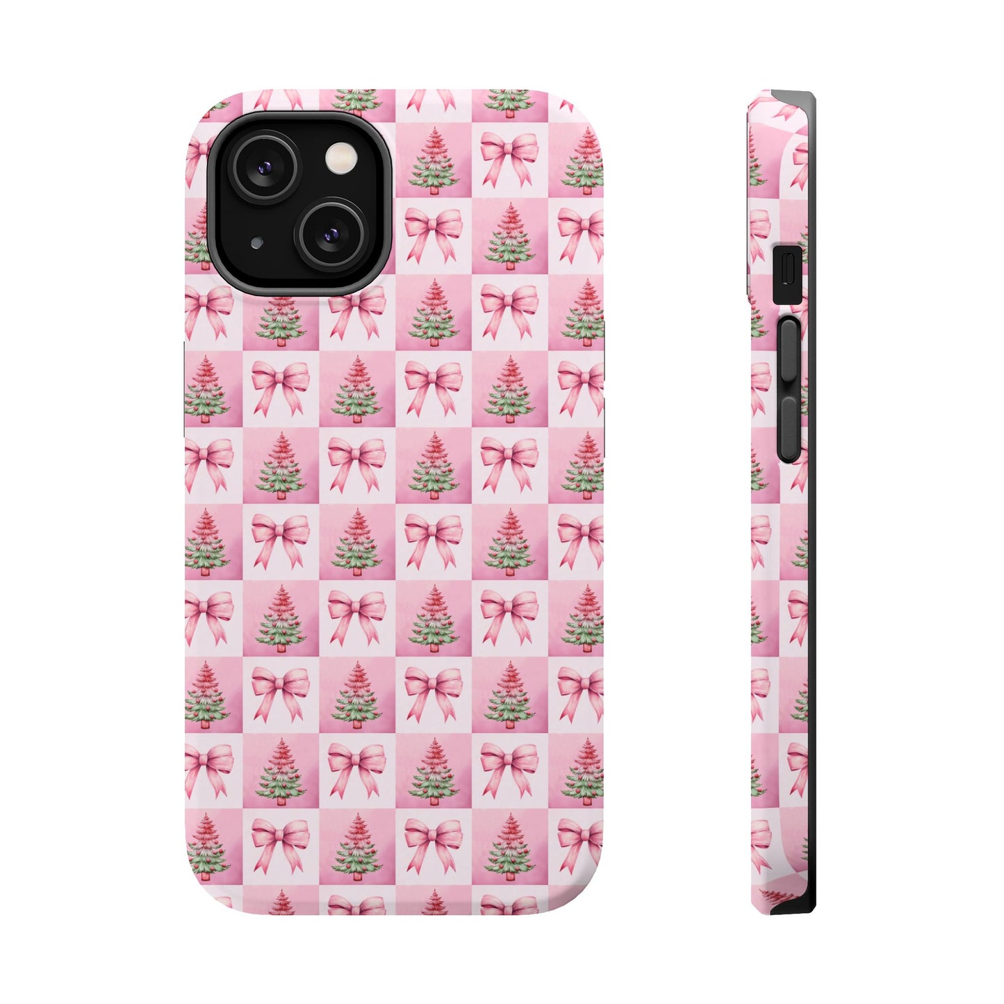 Pink Christmas Tree Magnetic Tough Case