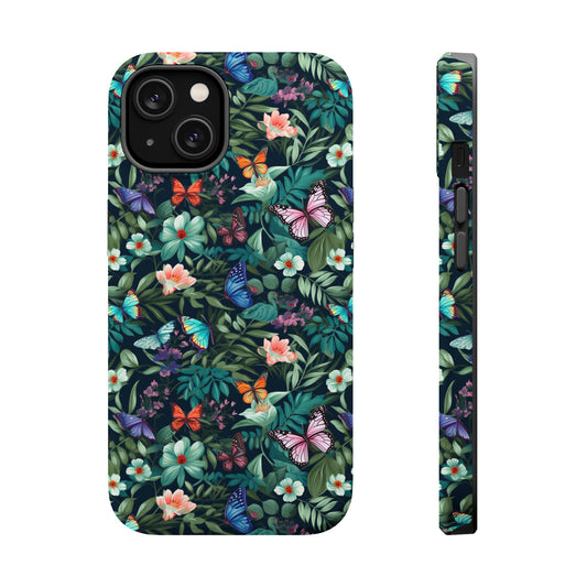 Butterflies and Flowers Magnetic Tough Case