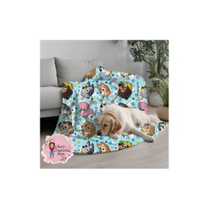 Favorite Dog Velveteen Plush Blanket