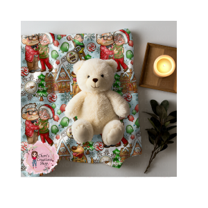 Christmas Carl and Ellie Velveteen Plush Blanket