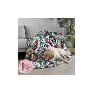 NMBC Skeleton Velveteen Plush Blanket