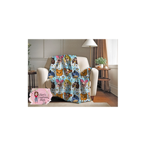 Popsicle Wood Friends Velveteen Plush Blanket