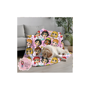 Princess Popsicle Velveteen Plush Blanket