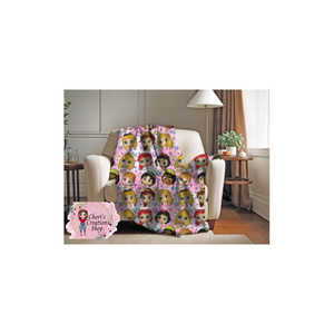 Princess Popsicle Velveteen Plush Blanket