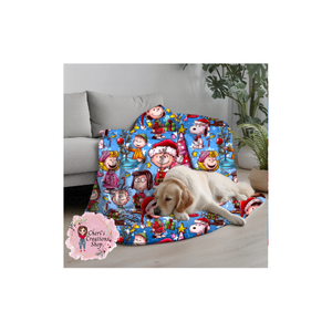 Christmas Gang Velveteen Plush Blanket