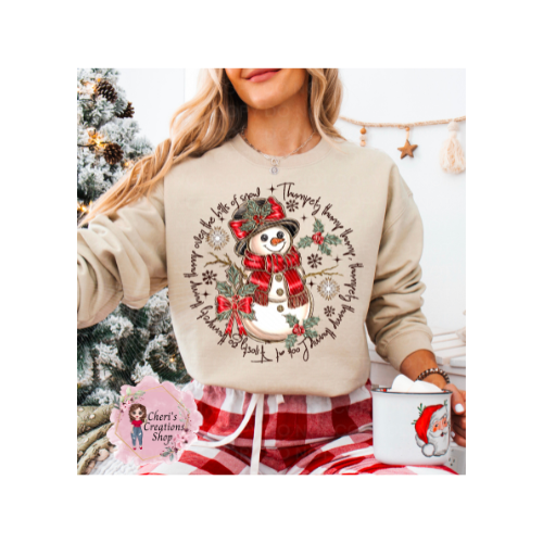 Cute Snowman Unisex Heavy Blend™ Crewneck Sweatshirt