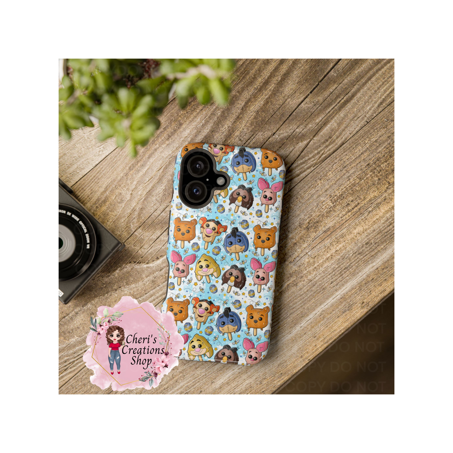 100 Acre Wood Popsicle Magnetic Tough Cell Phone Case