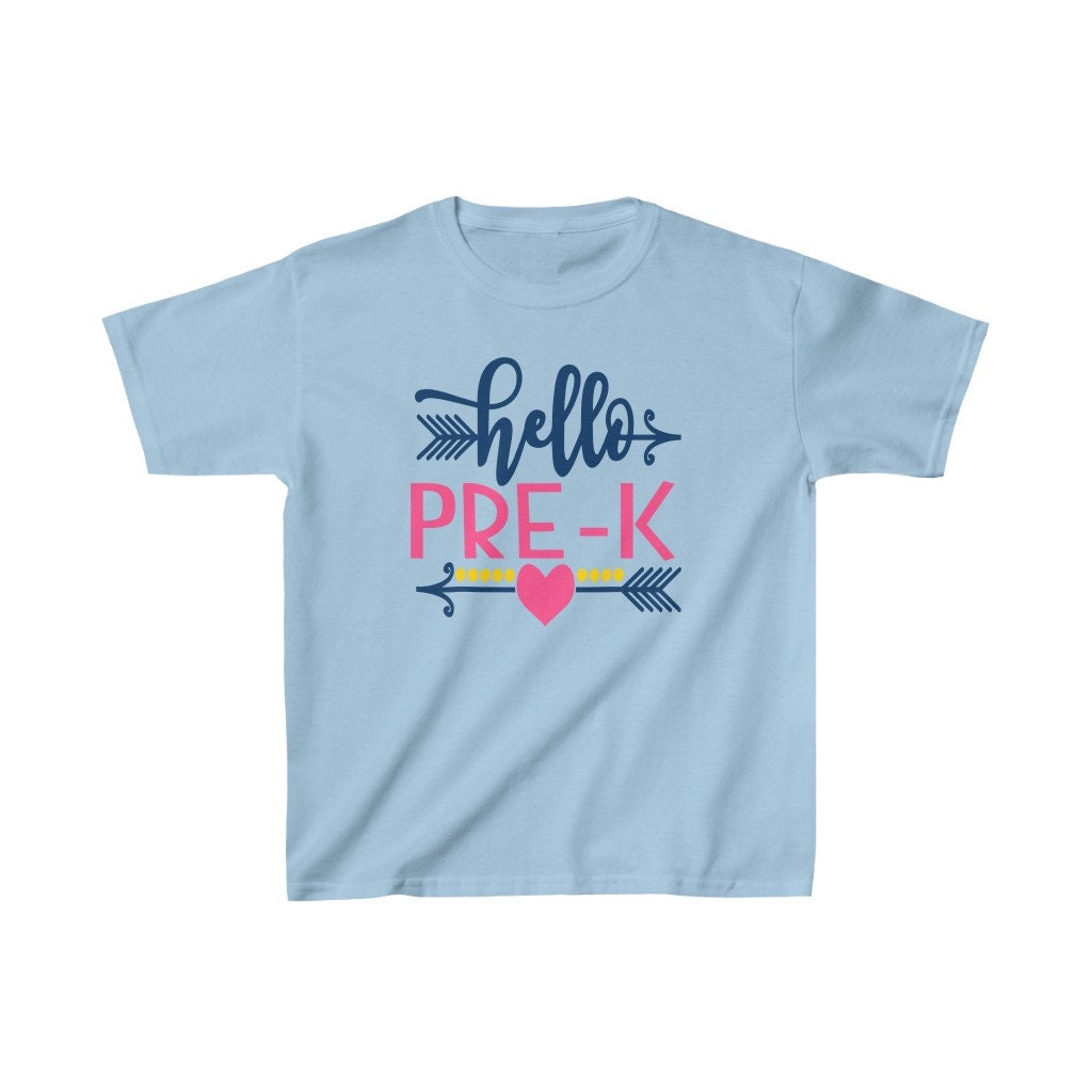 Hello Pre-K Back To School Tee