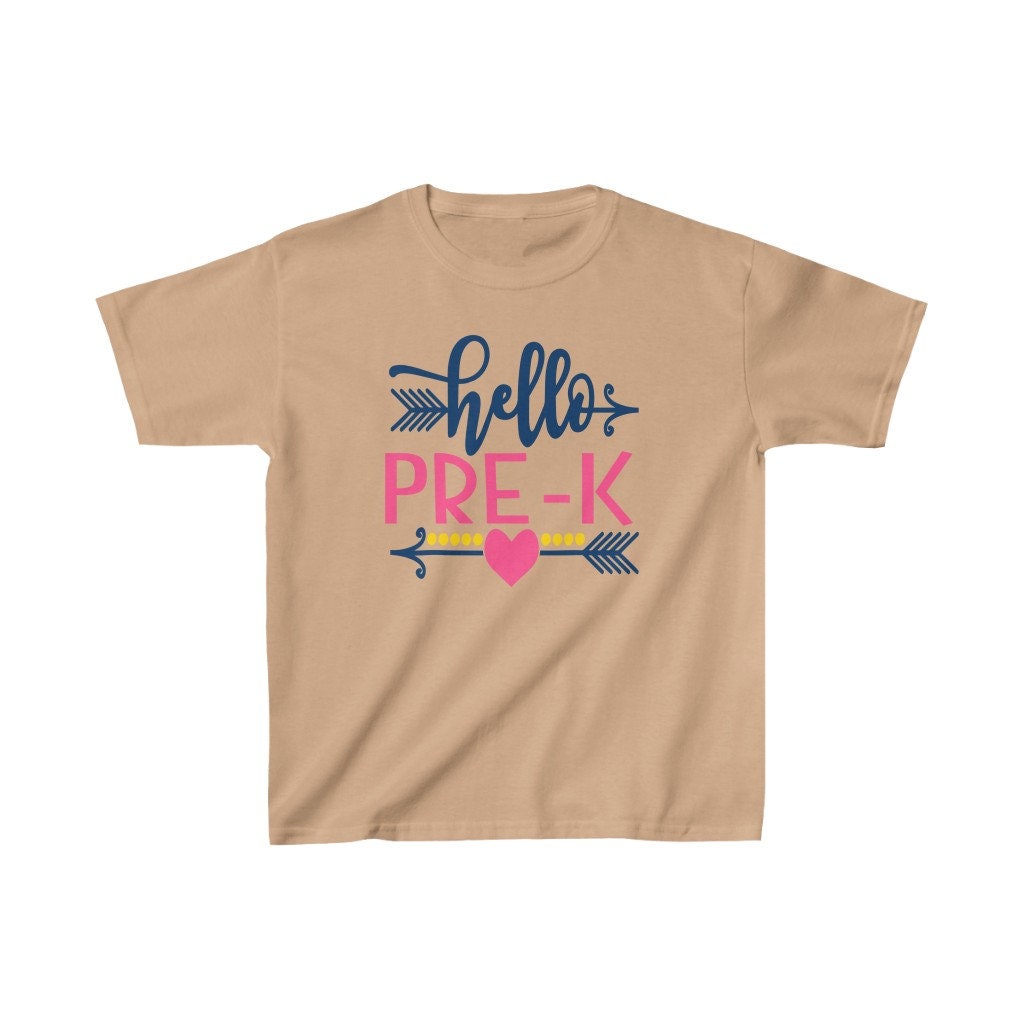 Hello Pre-K Back To School Tee