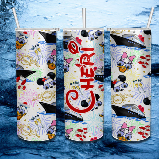 Disney Cruise Line Wish Inspired Custom Tumbler