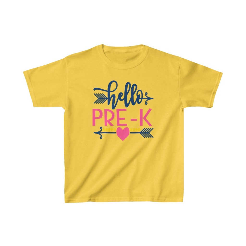 Hello Pre-K Back To School Tee