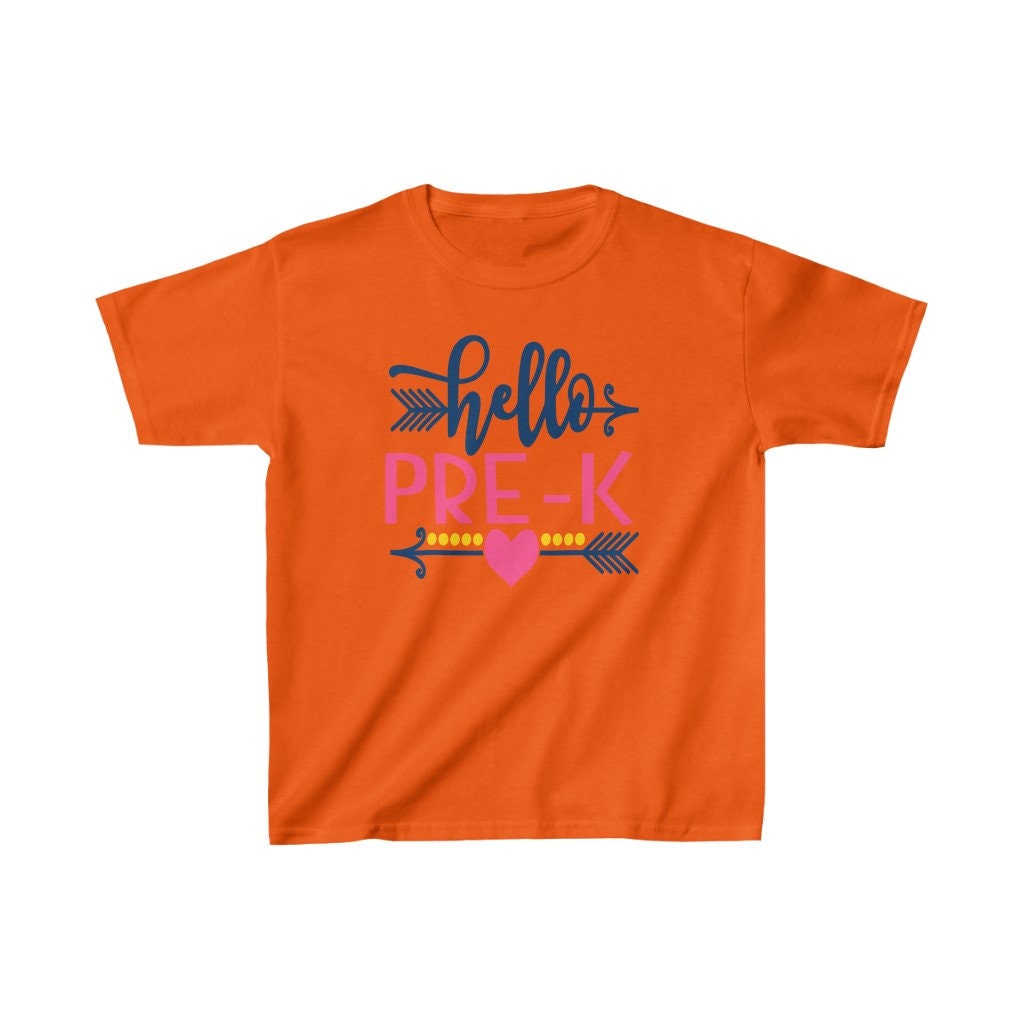 Hello Pre-K Back To School Tee