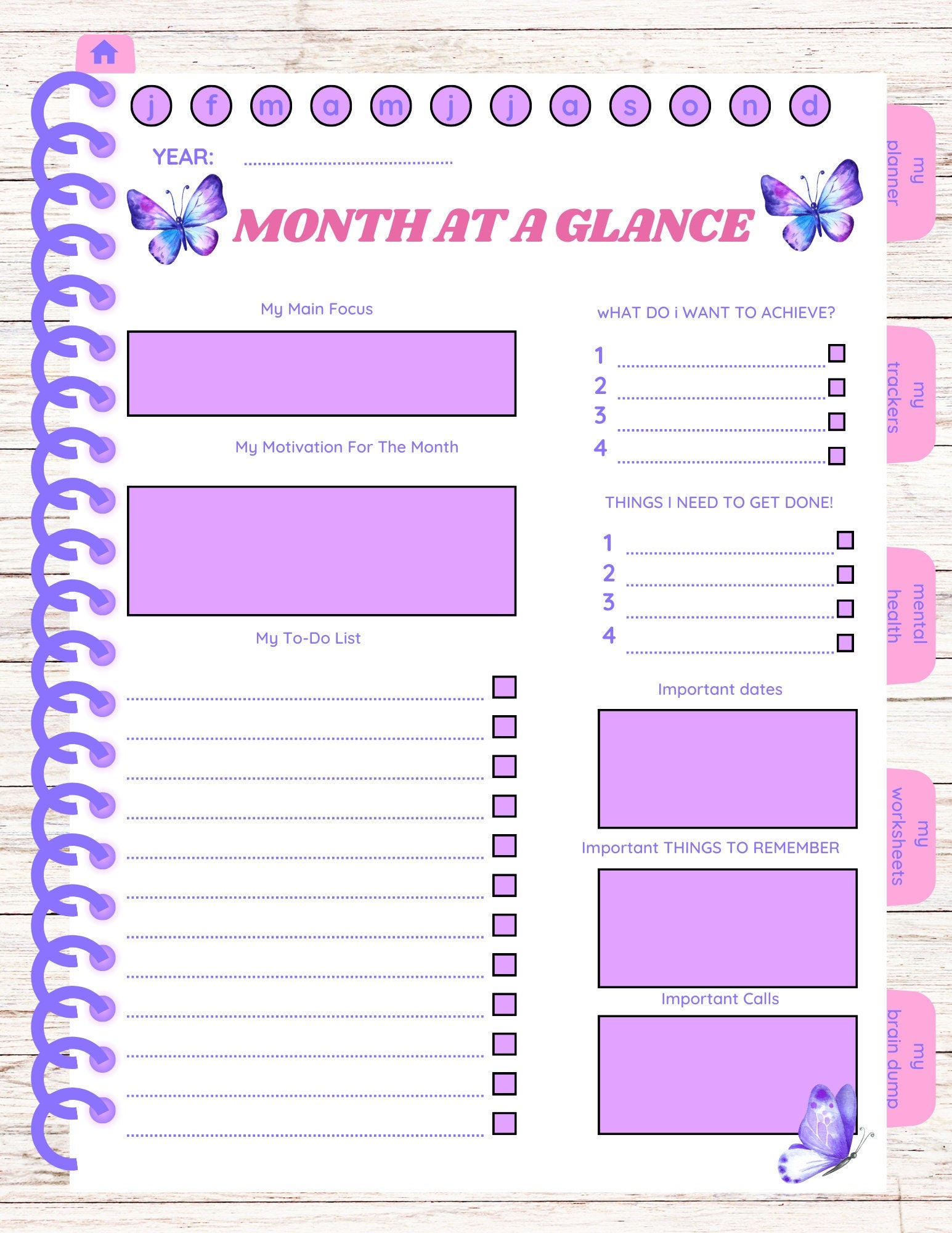 Digital ADHD Planner for Enhanced Productivity