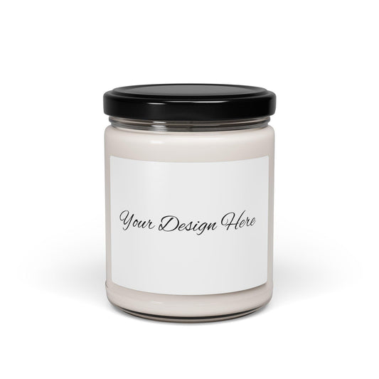 Custom Label Scented Soy Candle, 9oz