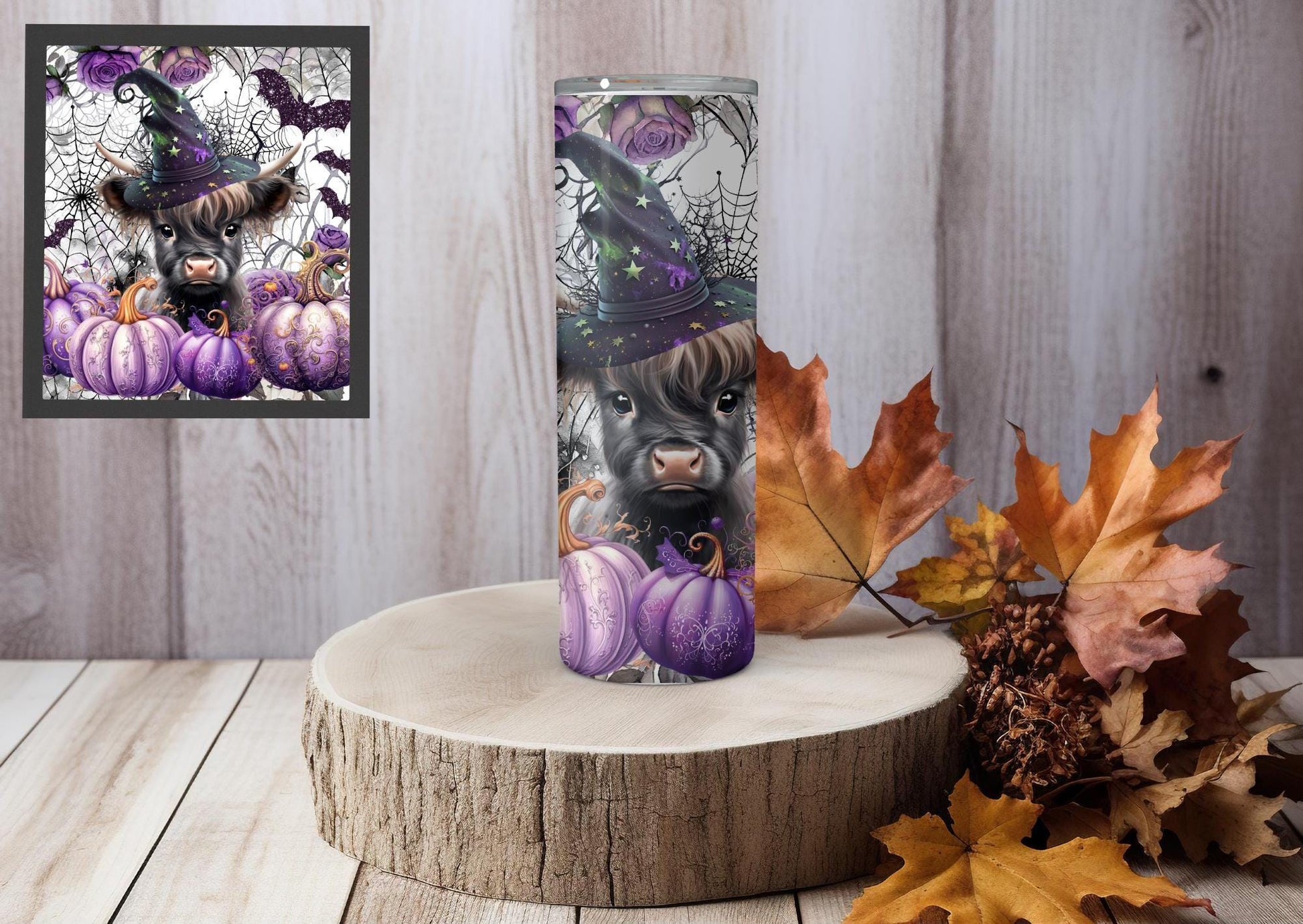 Halloween Cow Stainless Steel Double Insulated 20oz Tumbler - Perfect for Spooky Sips!