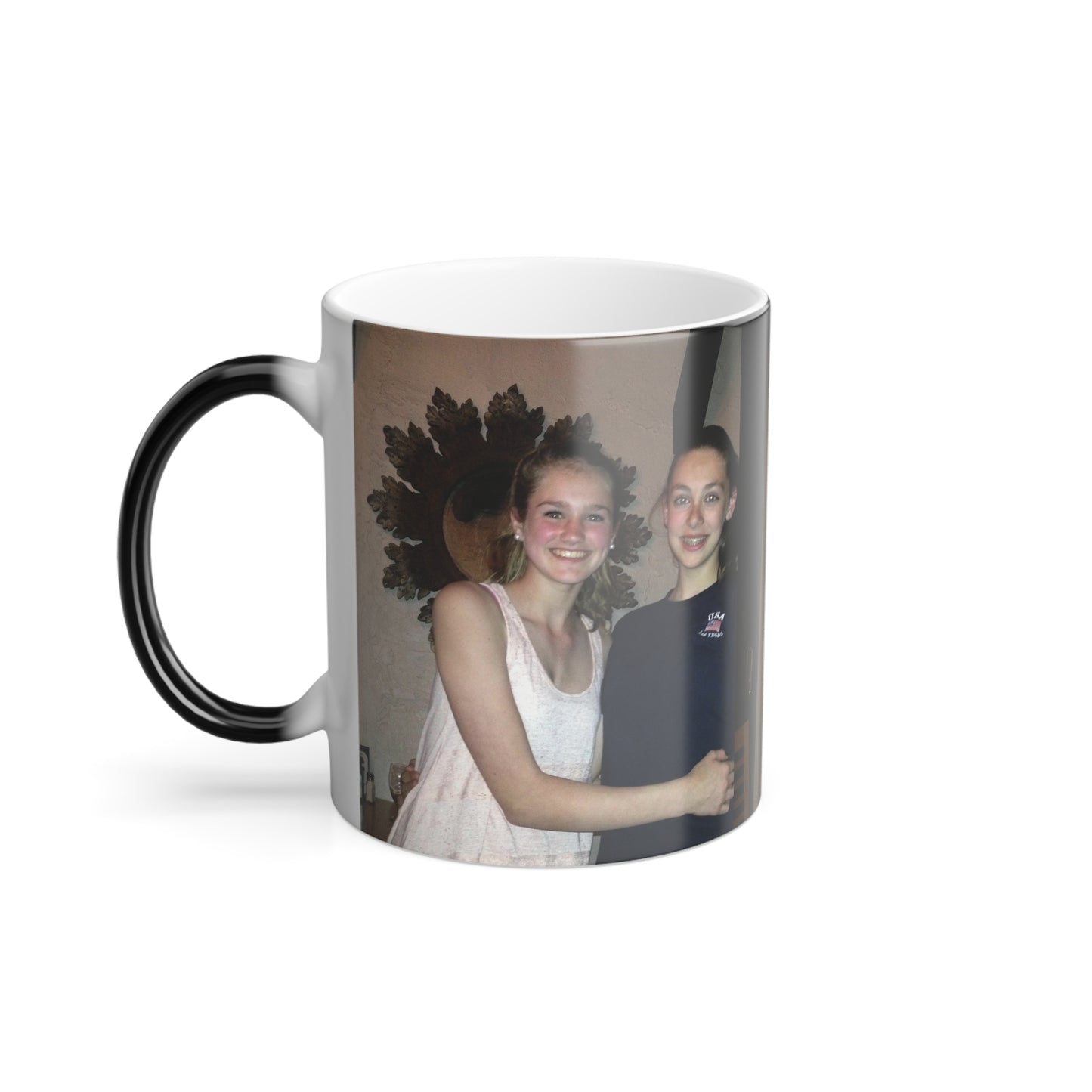 Picture Mug, Personalized Color Changing Mug, Picture Disappearing Mug, Shows Photos with Hot Liquid, Magic Coffee Mug