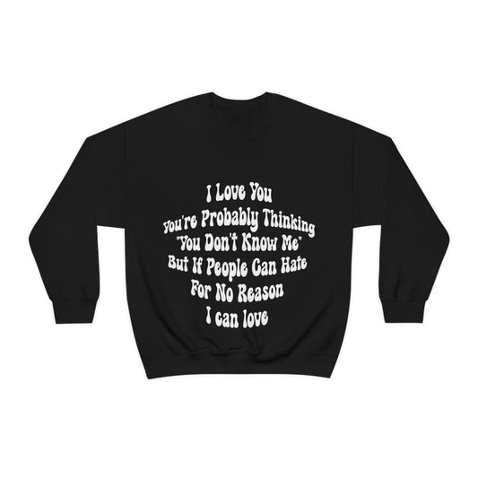 Love & Support: Suicide Prevention and LGBTQ+ Awareness Sweatshirt - Spread Love and Save Lives