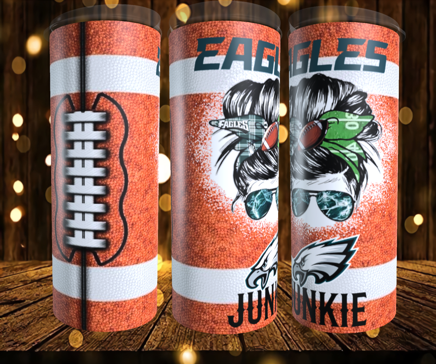 Eagles Junkie 20oz Stainless Steel Tumbler