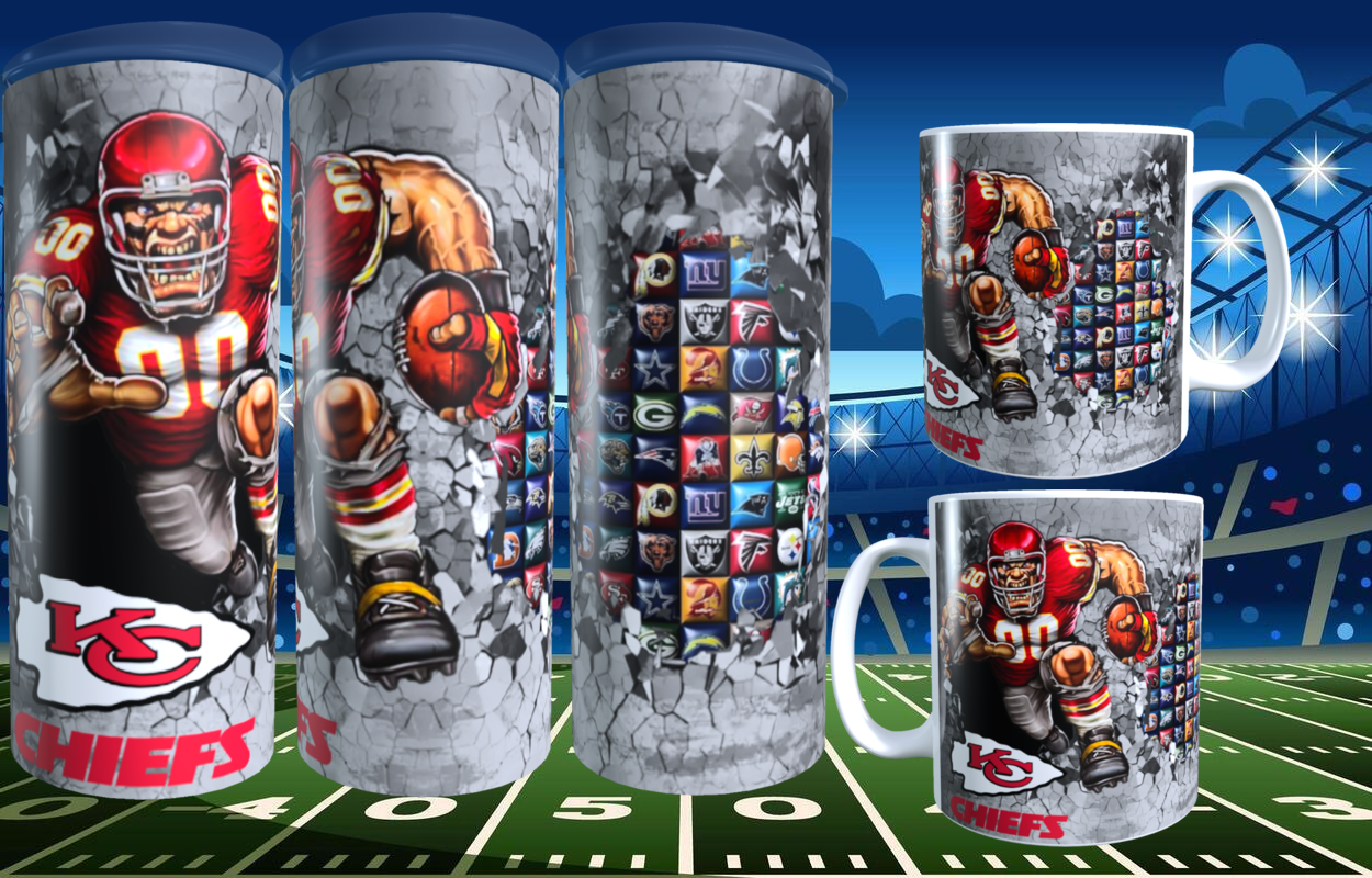 Kansas City Chiefs 20oz Stainless Steel Tumbler