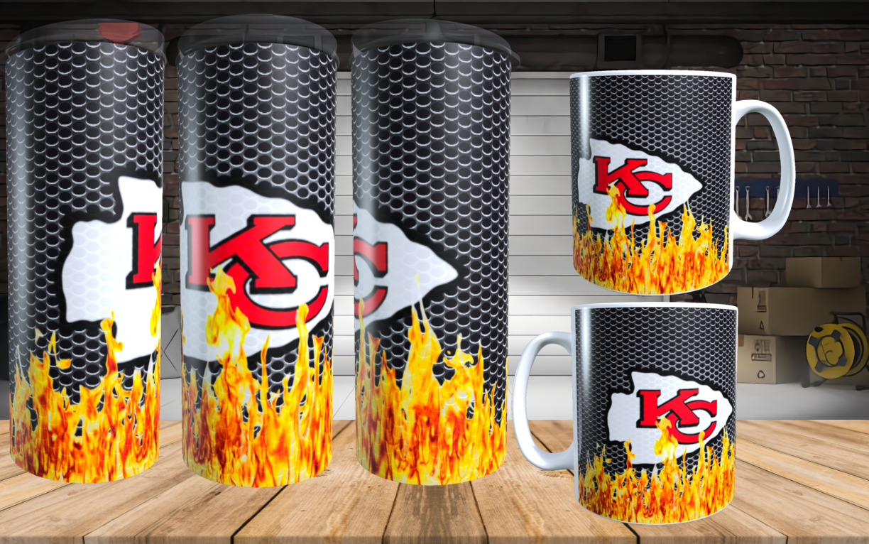 Kansas City Chiefs 20oz Stainless Steel Tumbler