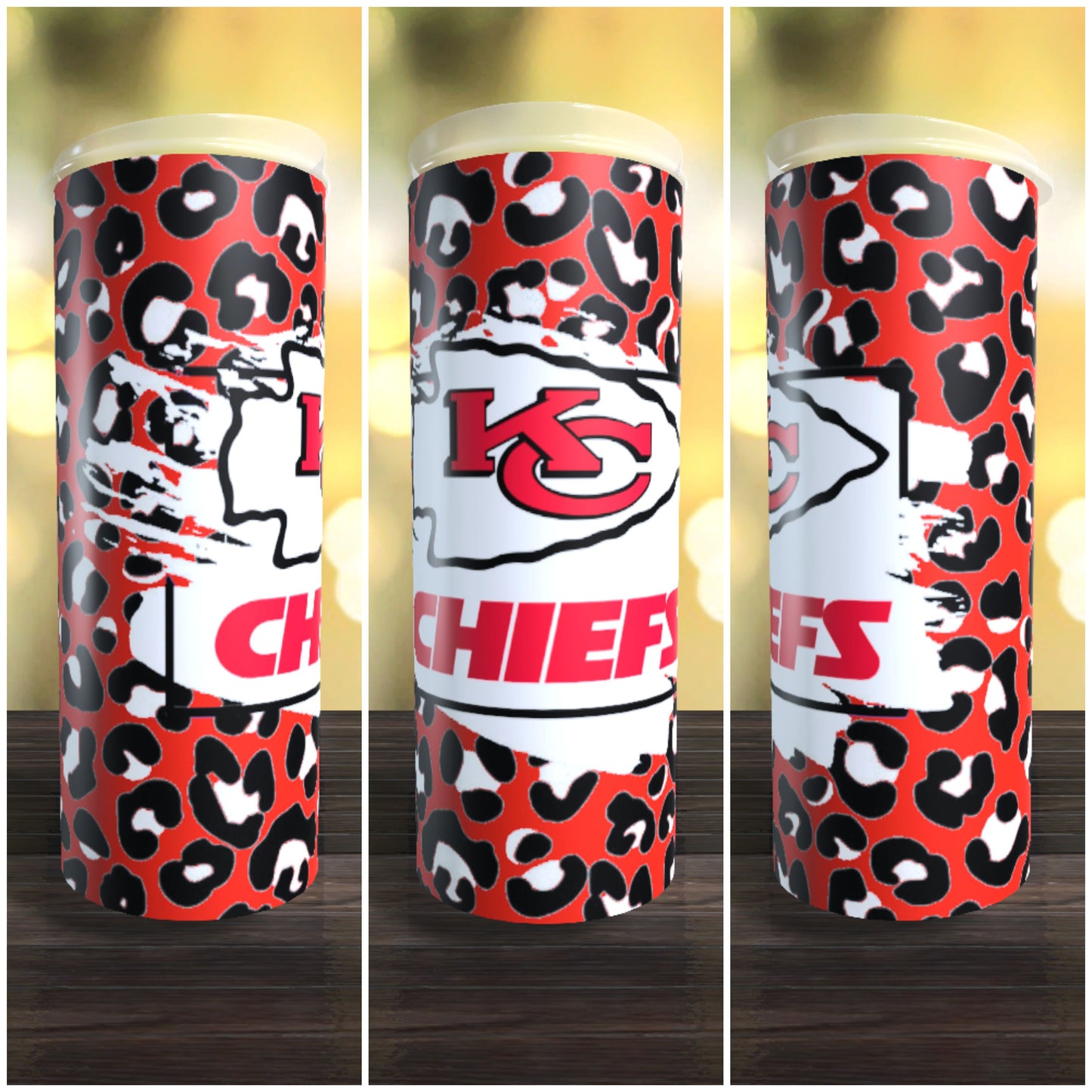 Kansas City Chiefs 20oz Stainless Steel Tumbler