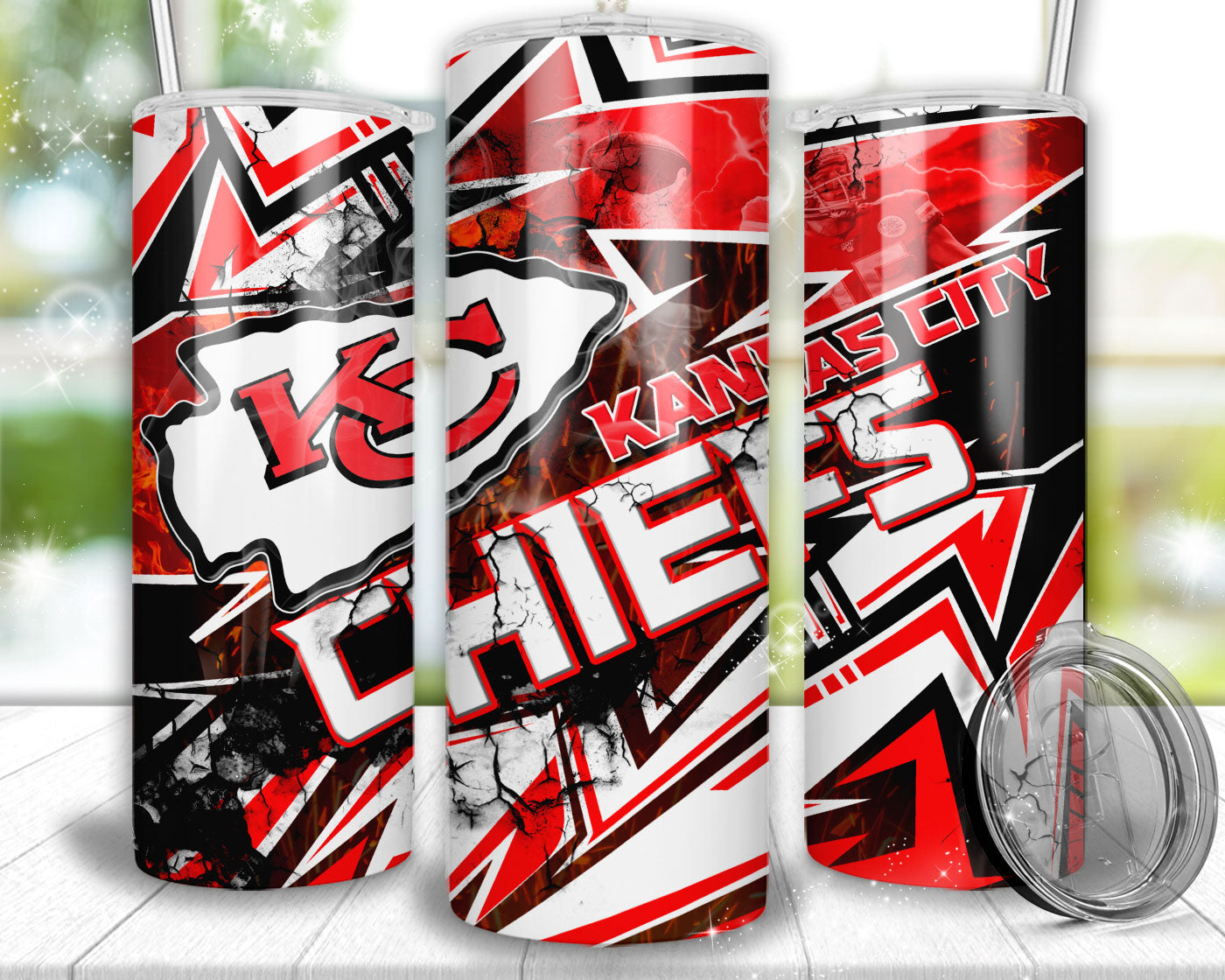 Kansas City Chiefs 20oz Stainless Steel Tumbler